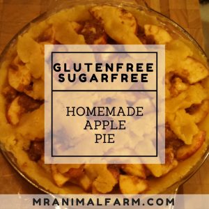 Gluten Free, Sugar Free Apple Pie