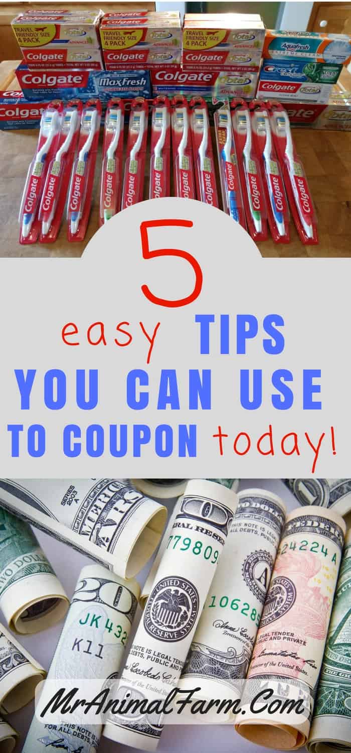 pinterest pin for Couponing Tips for Beginners