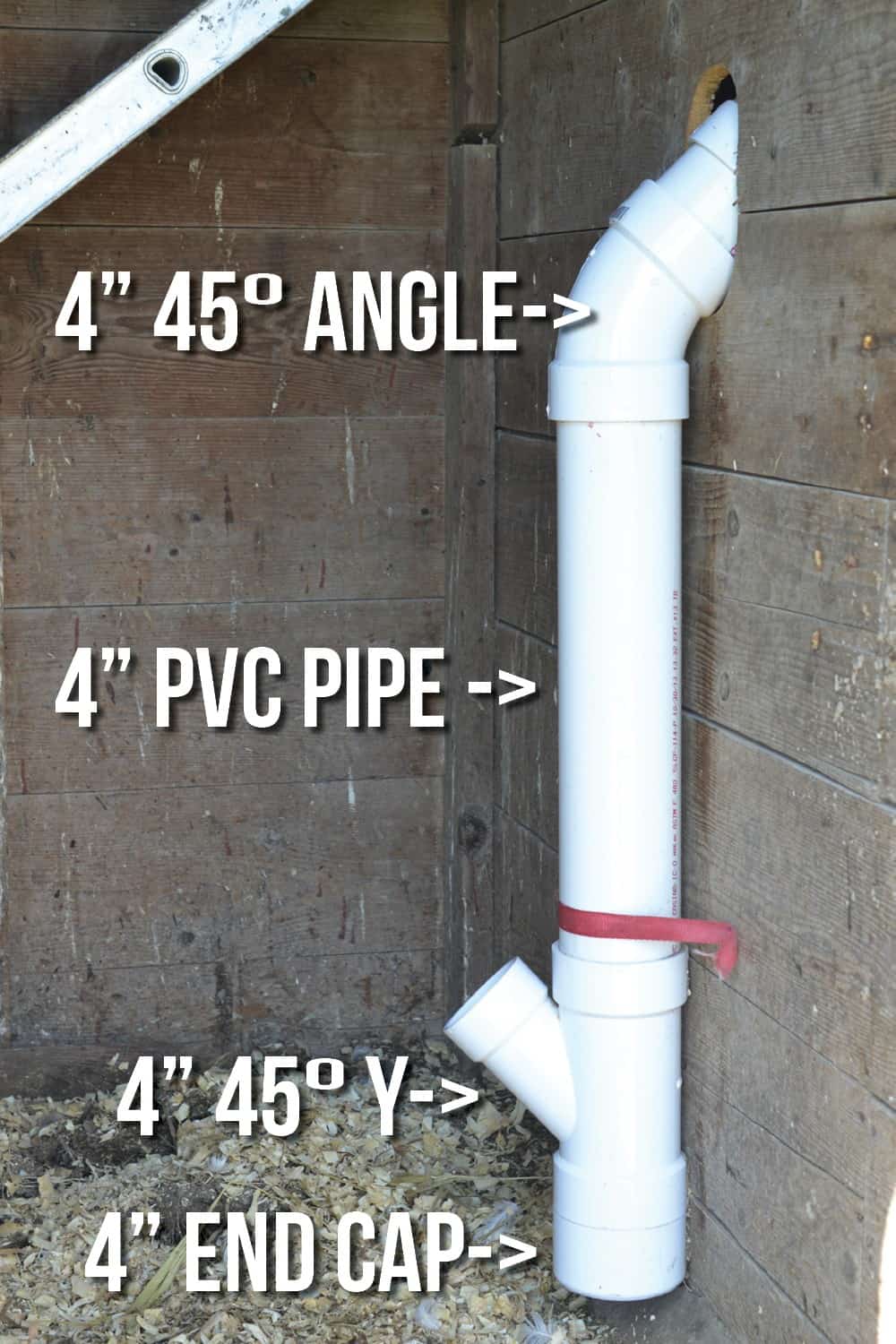 PVC chicken feeder