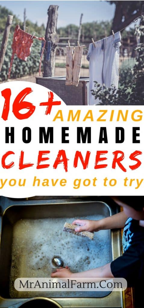 Homemade cleaners 