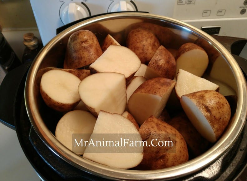 Sliced Potatoes in an instant pot