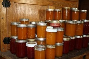 jars of food preserves