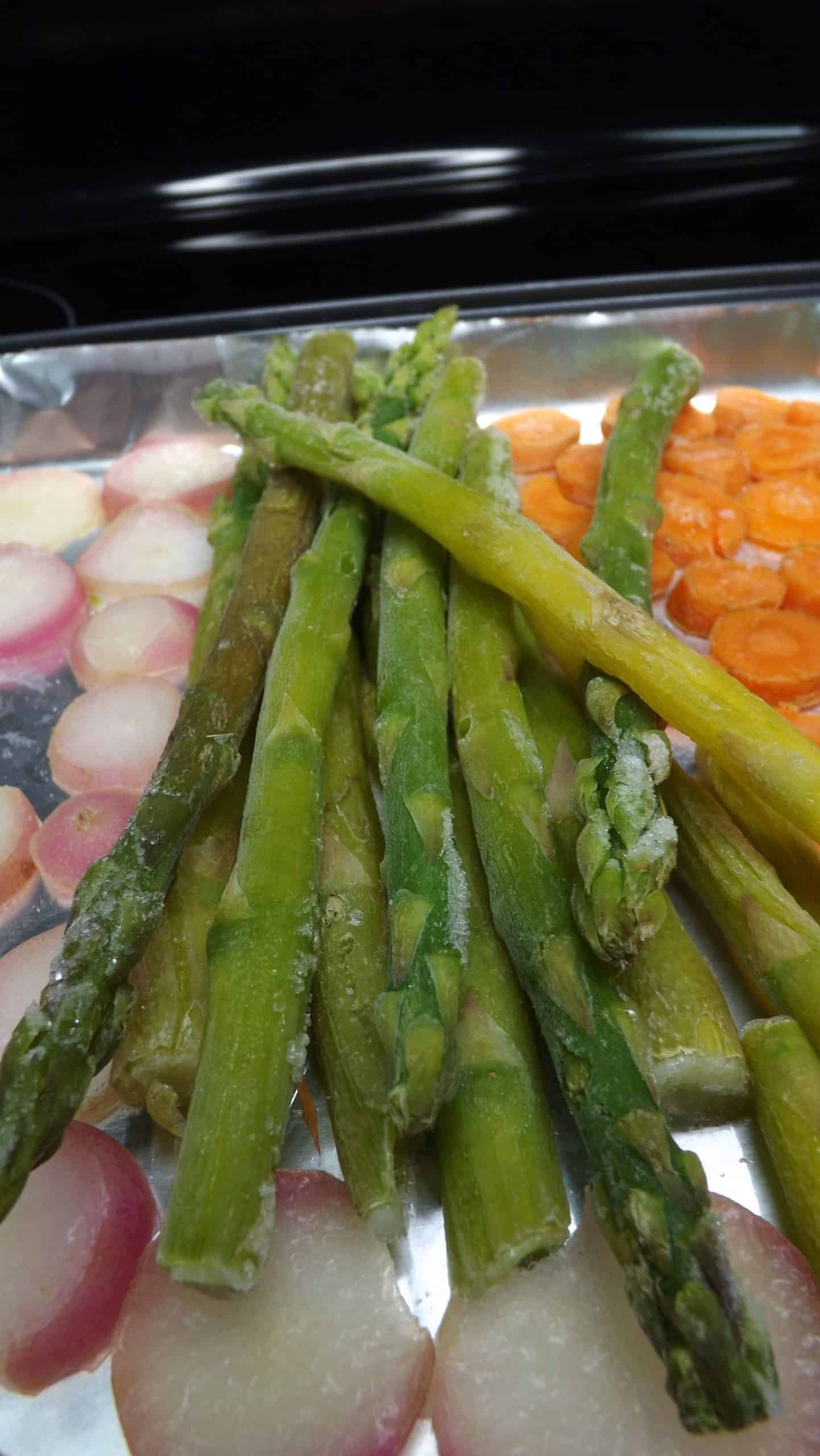 flash frozen asparagus