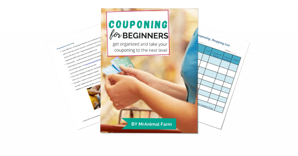 pages from coupon planner